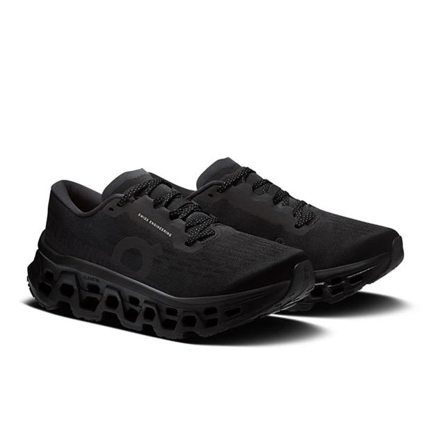 Black/Black - On - Womens Cloudmonster 3 Running Shoes
