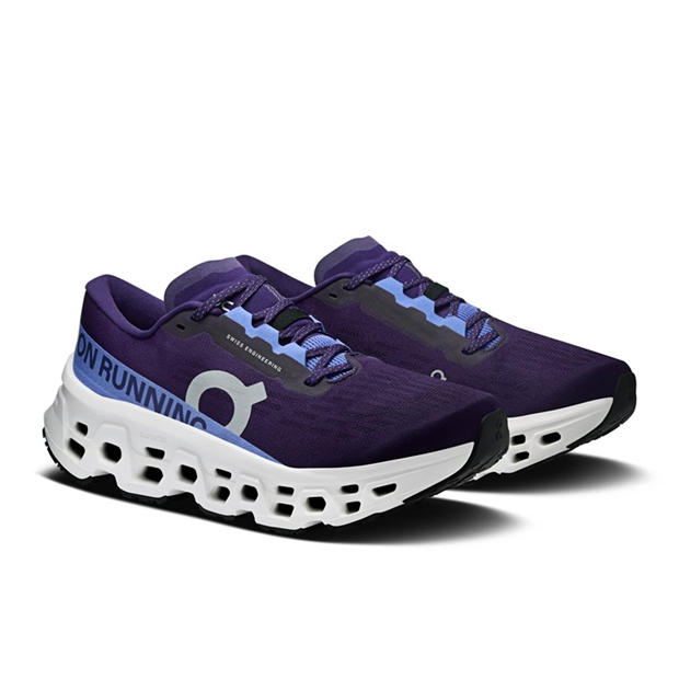 Nebula/Ivory - On - Womens Cloudmonster 3 Running Shoes