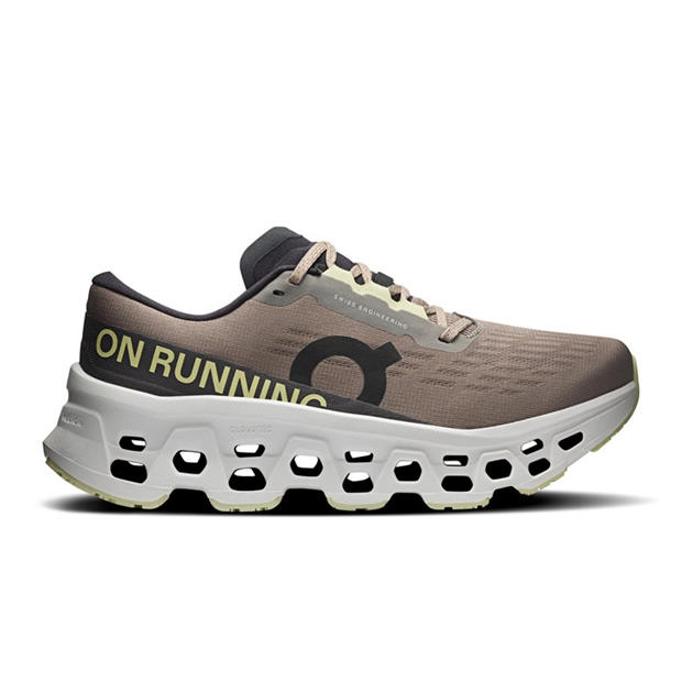 Cinder/Ivory - On - Womens Cloudmonster 3 Running Shoes