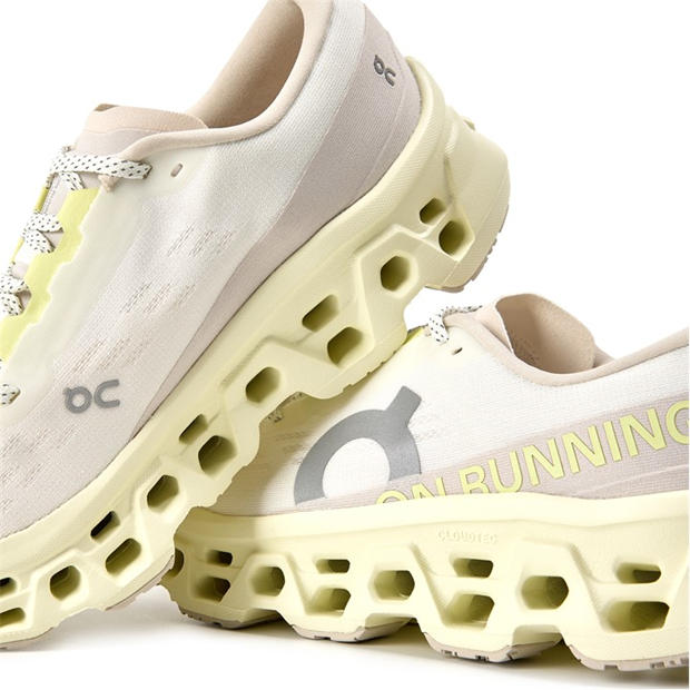 Ivory/Seedling - On - Womens Cloudmonster 3 Running Shoes
