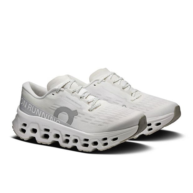White/Wolf - On - Womens Cloudmonster 3 Running Shoes