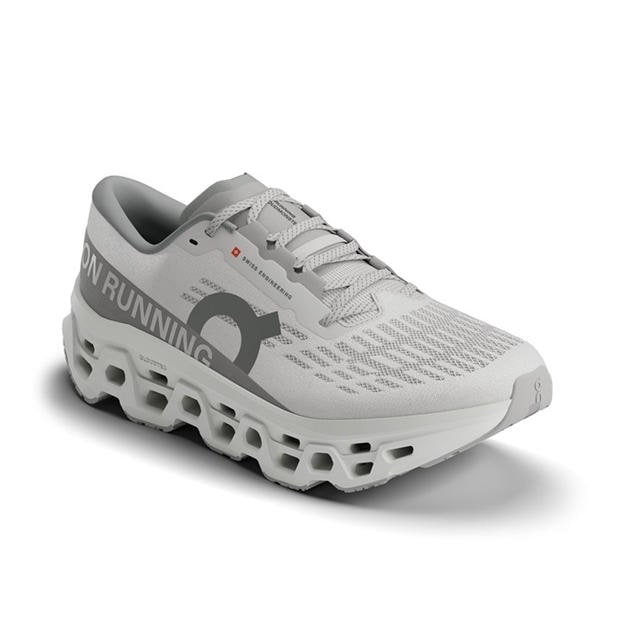 White/Wolf - On - Womens Cloudmonster 3 Running Shoes