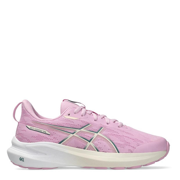 Hazy Lilac/Rose - Asics - ASICS GT-1000 14 Kids Road Running Shoes