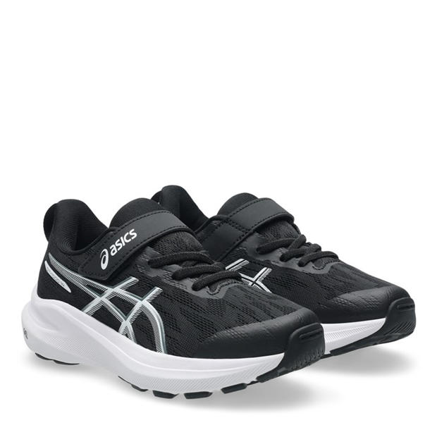 Black/Steel Gry - Asics - Gt-1000 14 Ps Road Running Shoes Unisex Kids