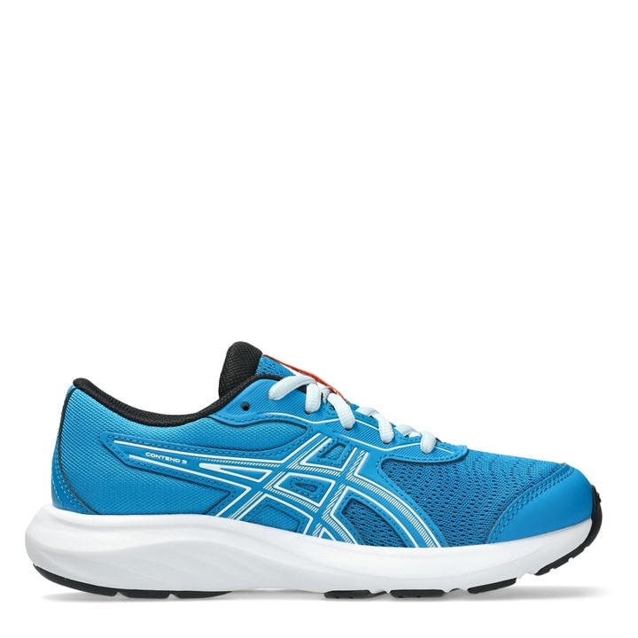 Asics  Kids Blue Contend 9 Gs Kids Road Running Shoes in Size 6, Sports Direct