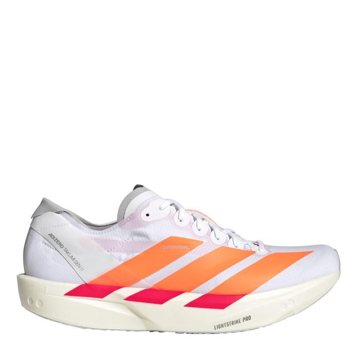 Adidas Men's White Adizero Takumi Sen Fast Running Shoes in Size 11, Sports Direct