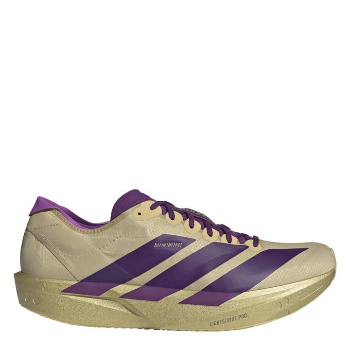Adidas Men's Beige Adizero Takumi Sen Fast Running Shoes in Size 11, Sports Direct