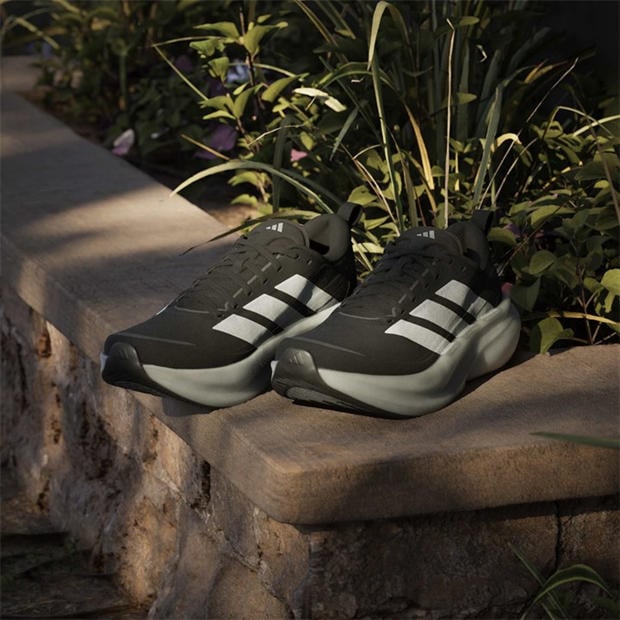 Black/White - adidas - Supernova Glide Mens Running Shoes