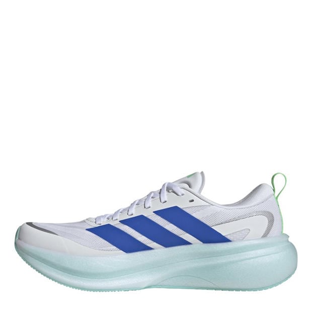 White/Blue/Lime - adidas - Supernova Glide Mens Running Shoes