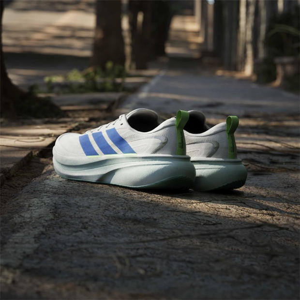 White/Blue/Lime - adidas - Supernova Glide Mens Running Shoes