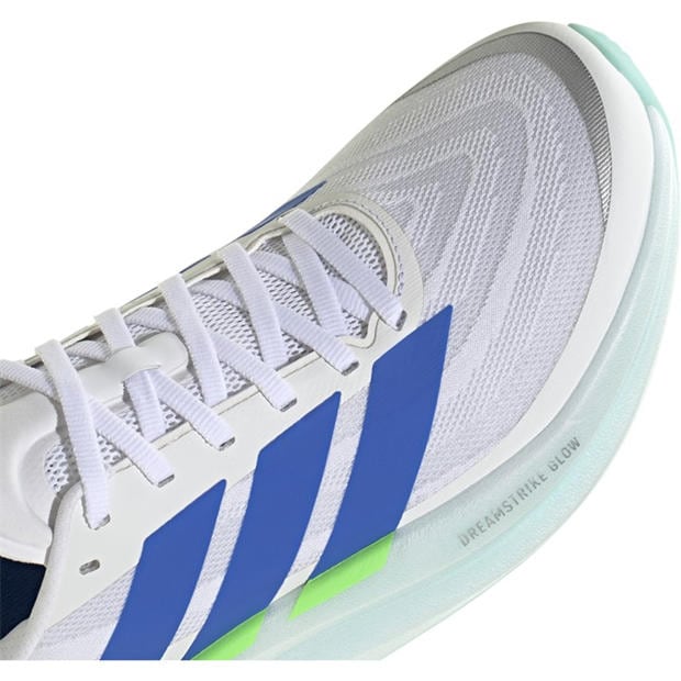 White/Blue/Lime - adidas - Supernova Glide Mens Running Shoes