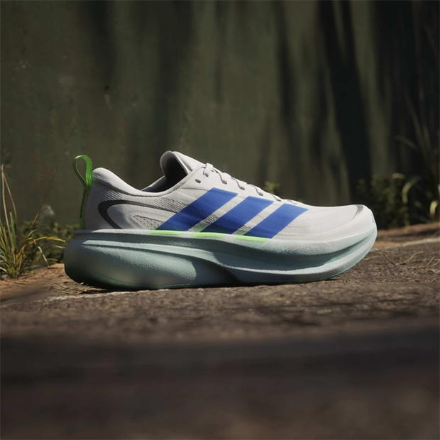 White/Blue/Lime - adidas - Supernova Glide Mens Running Shoes