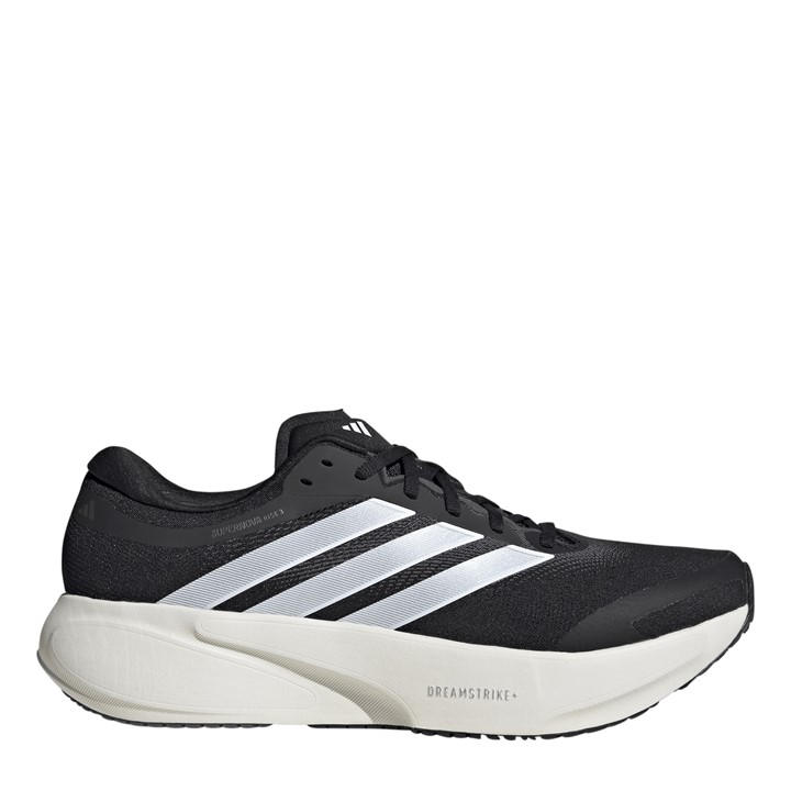 Adidas Men's Black Supernova Rise 3 Road Running Shoes in Size 12, Sports Direct