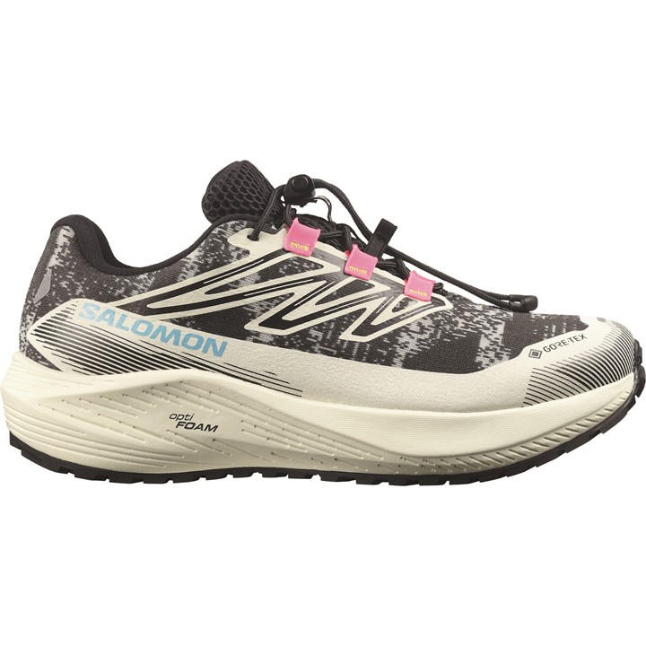 Salomon Women's White Aero Flow Gravel Gtx Trail Running Shoes in Size 5.5, Sports Direct