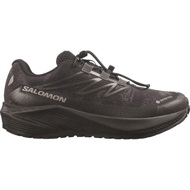 Black/Black - Salomon - Aero Flow Gravel GTX Trail Running Shoes Womens
