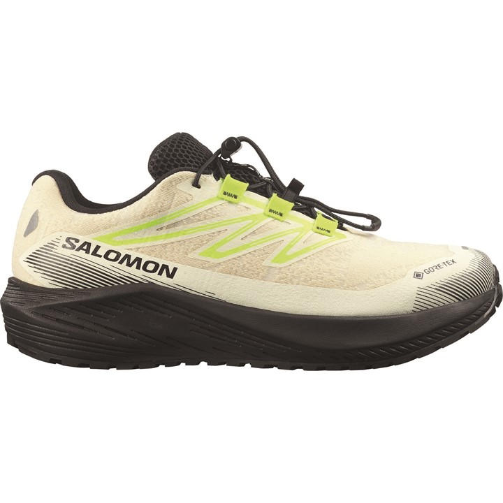 Salomon Men's White Aero Flow Gravel Gtx Trail Running Shoes in Size 9.5, Sports Direct