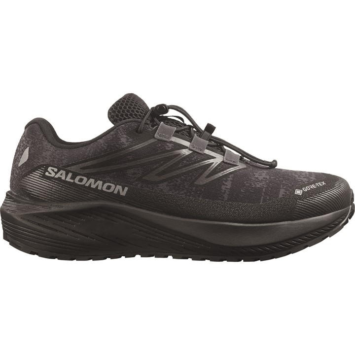 Salomon Men's Black Aero Flow Gravel Gtx Trail Running Shoes in Size 9.5, Sports Direct