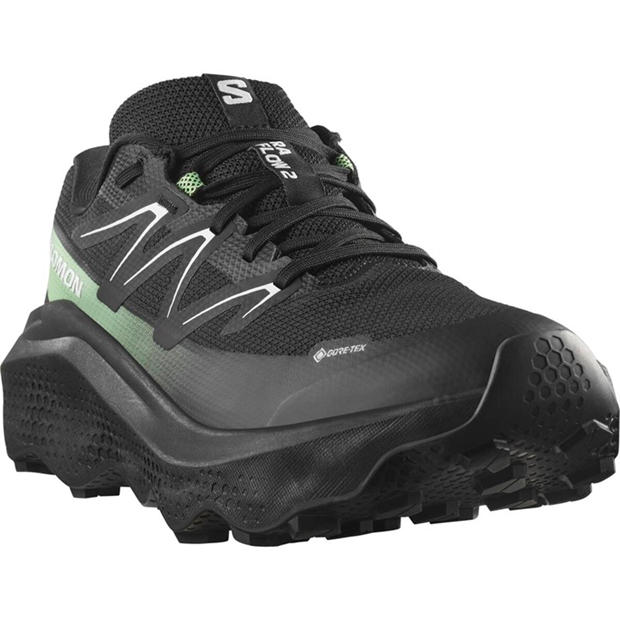 Black/Patin - Salomon - Shoes Ultra Flow 2 Gtx Black/Black/Patin Trail Running Mens