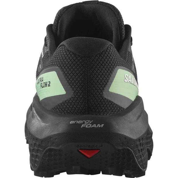 Black/Patin - Salomon - Shoes Ultra Flow 2 Gtx Black/Black/Patin Trail Running Mens