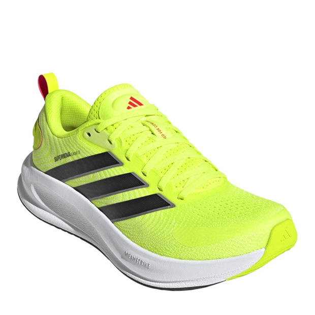 Lemon/Black/Red - adidas - Supernova Ease 2 Mens Running Shoes