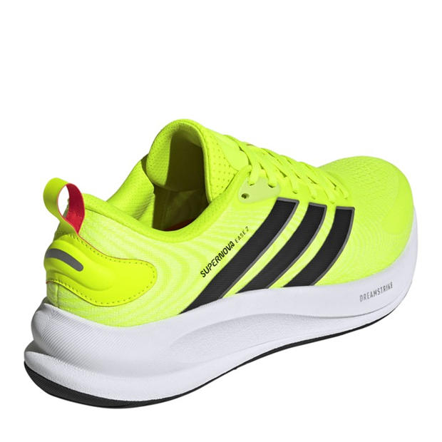 Lemon/Black/Red - adidas - Supernova Ease 2 Mens Running Shoes