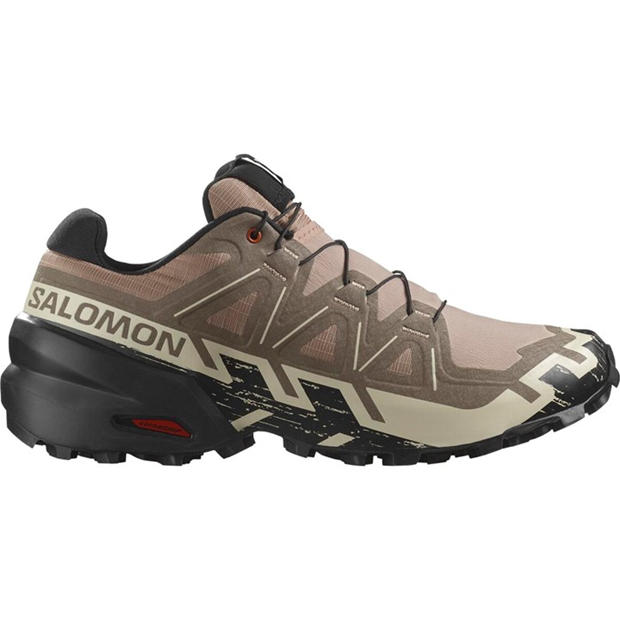 Natrual/Black - Salomon - Speedcross 6 Trail Running Shoes Mens