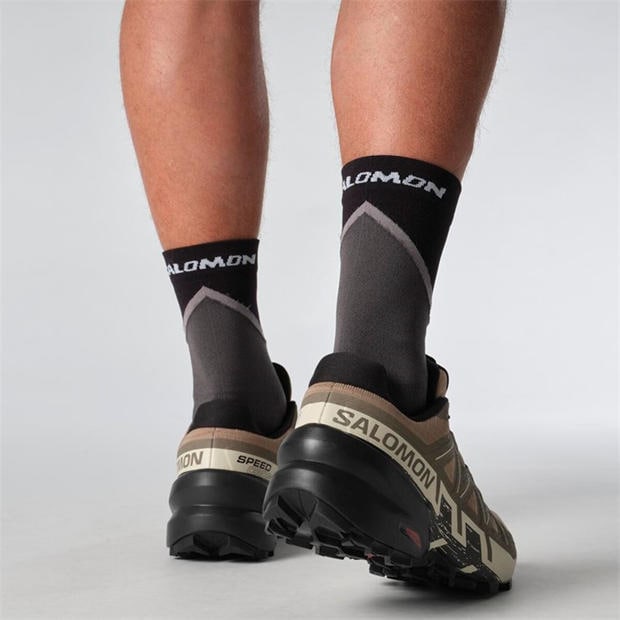 Natrual/Black - Salomon - Speedcross 6 Trail Running Shoes Mens