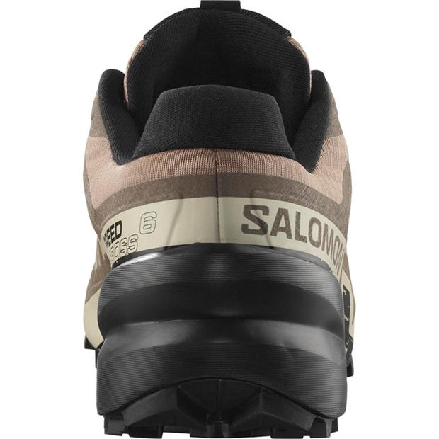 Natrual/Black - Salomon - Speedcross 6 Trail Running Shoes Mens