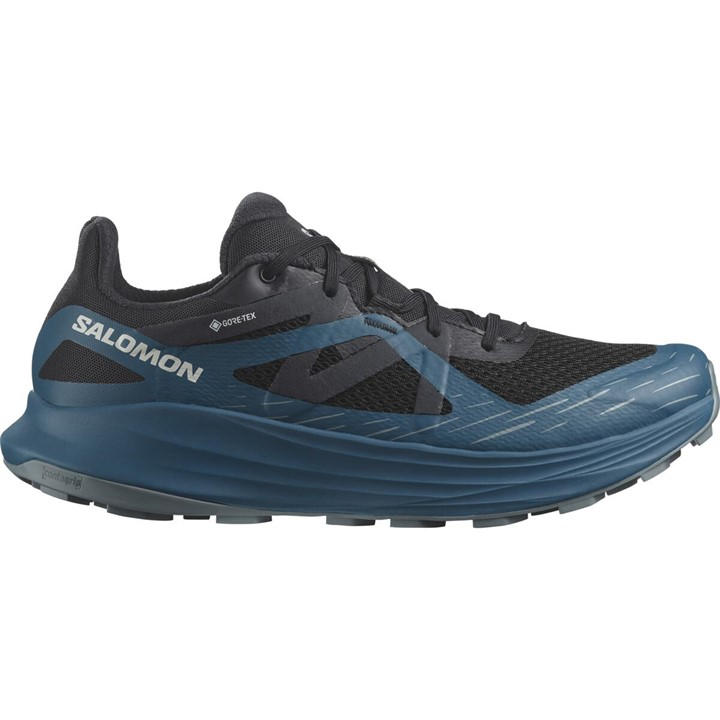 Salomon Men's Black Ultra Flow Goretex Running Shoes in Size 10, Sports Direct