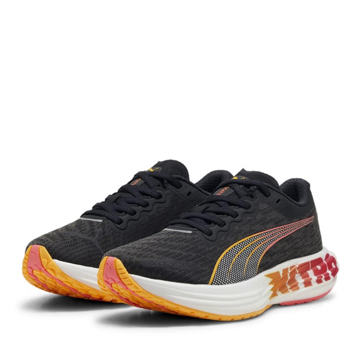 Puma Women's Black Deviate Nitro 2 Running Shoes in Size 8, Sports Direct