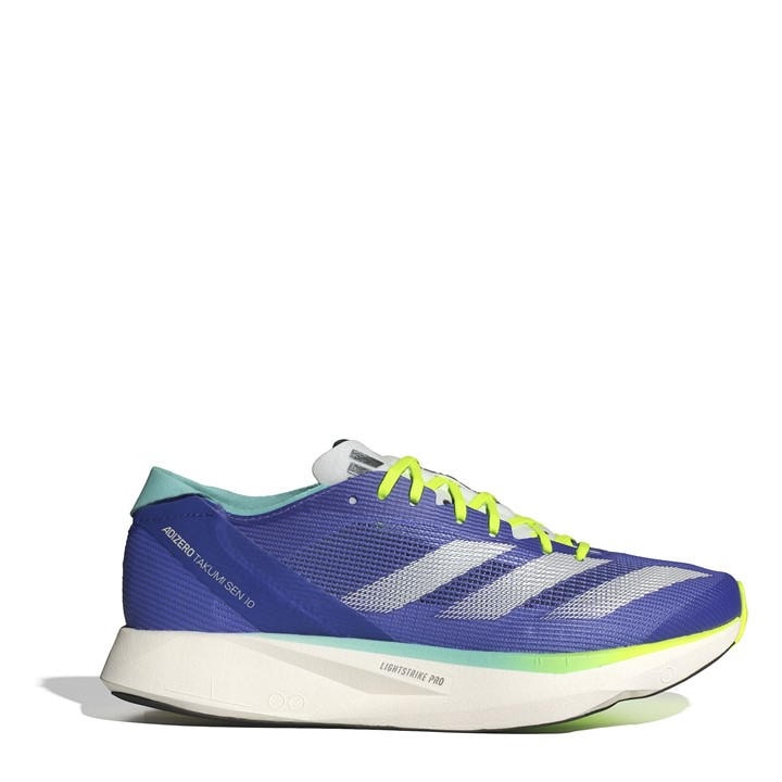 Adidas Women's Blue Adizero Takumi Sen 10 Running Shoes in Size 5.5, Sports Direct