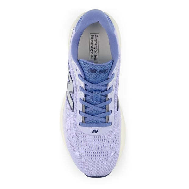 Blue/White - New Balance - NB Fresh Foam 680 Road Running Shoes Womens