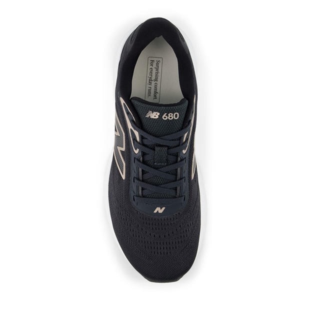 Black/White - New Balance - NB Fresh Foam 680 Road Running Shoes Womens