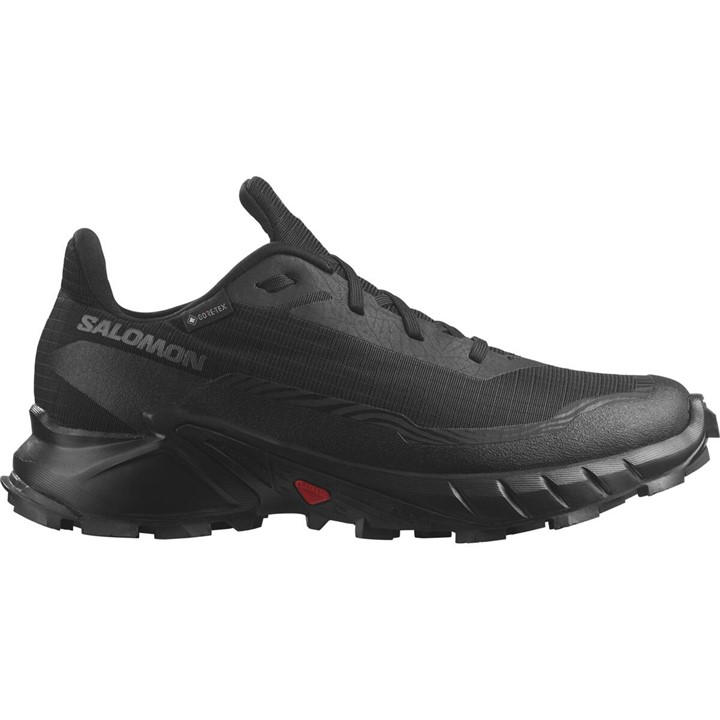 Salomon Women's Black Alphacross 5 Gtx Running Shoes in Size 4.5, Sports Direct