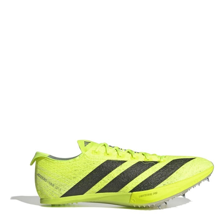 Adidas  Yellow Adizero Track Running Spikes  in Size 14, Sports Direct