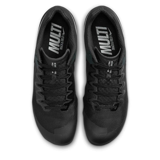 Black/Metallic - Nike - Men's Zoom Rival Multi Trainer Track Running Spikes