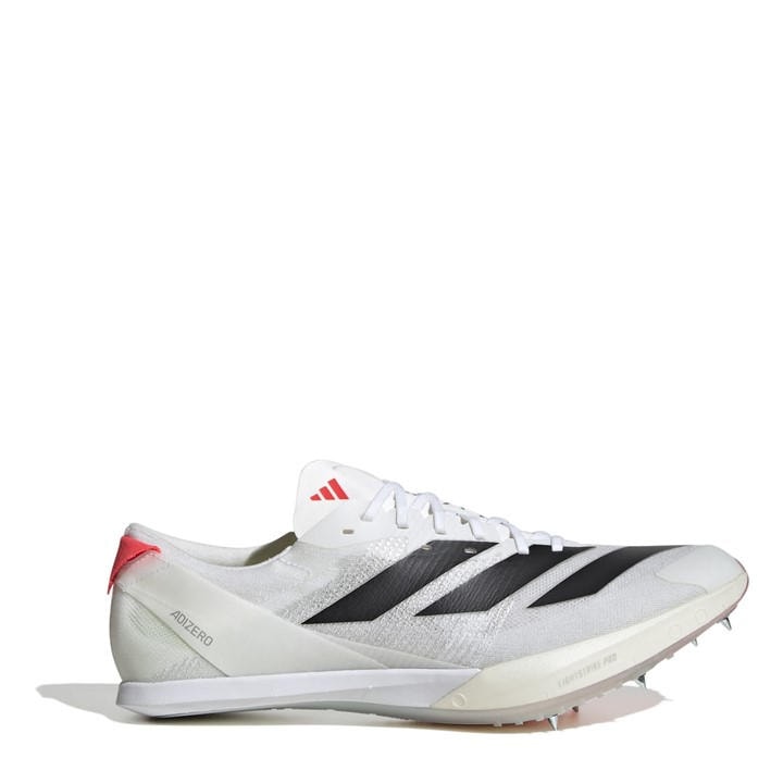 Adidas  White  Adizero Finesse Track Running Spikes in Size 13, Sports Direct
