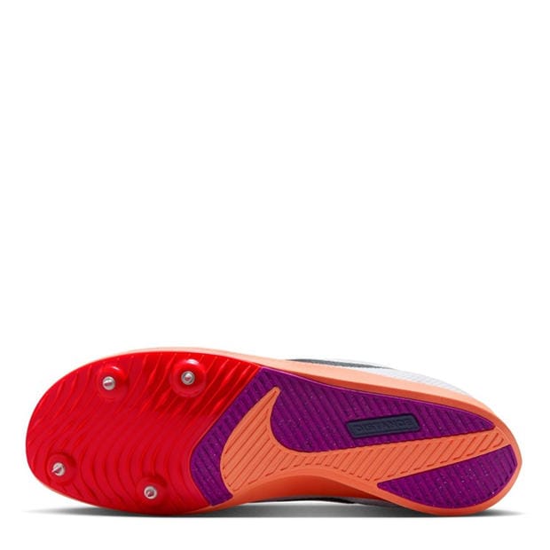 White/Obsidian - Nike - Men's Zoom Rival Distance Track Running Spikes
