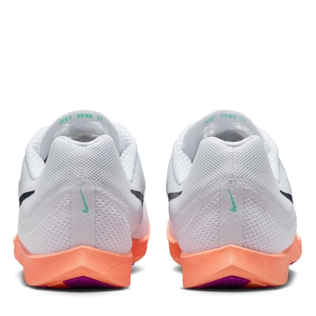 White/Obsidian - Nike - Men's Zoom Rival Distance Track Running Spikes
