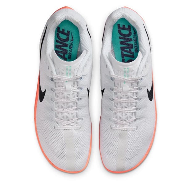 White/Obsidian - Nike - Men's Zoom Rival Distance Track Running Spikes