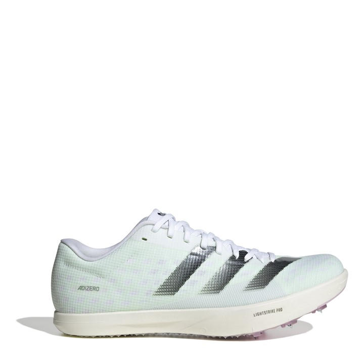 Adidas Men's White Adizero Track Running Spike in Size 12.5, Sports Direct