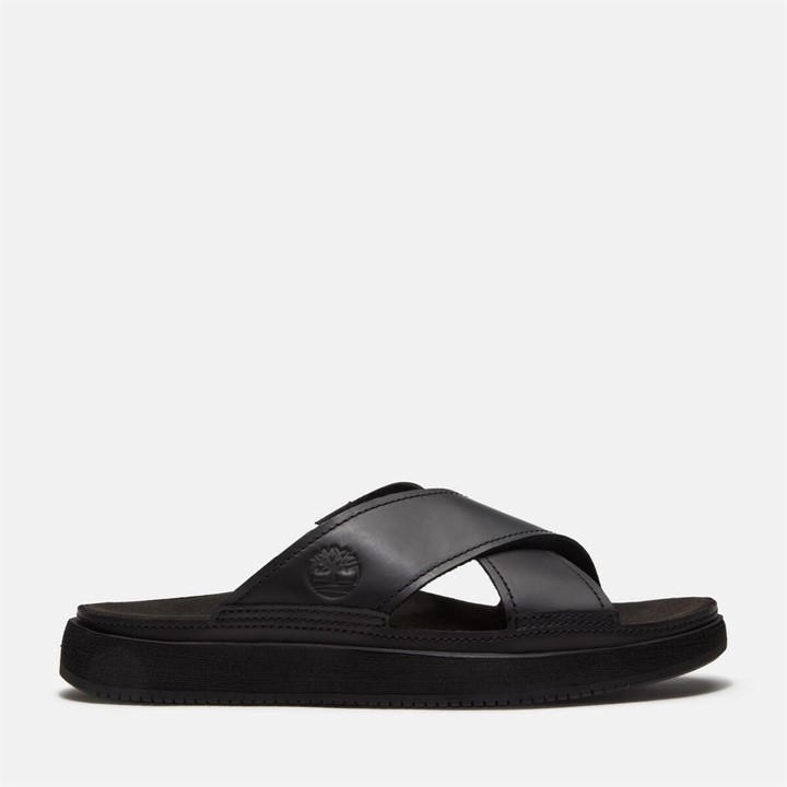 Timberland Men's Black Flat Sandals in Size 11, Sports Direct
