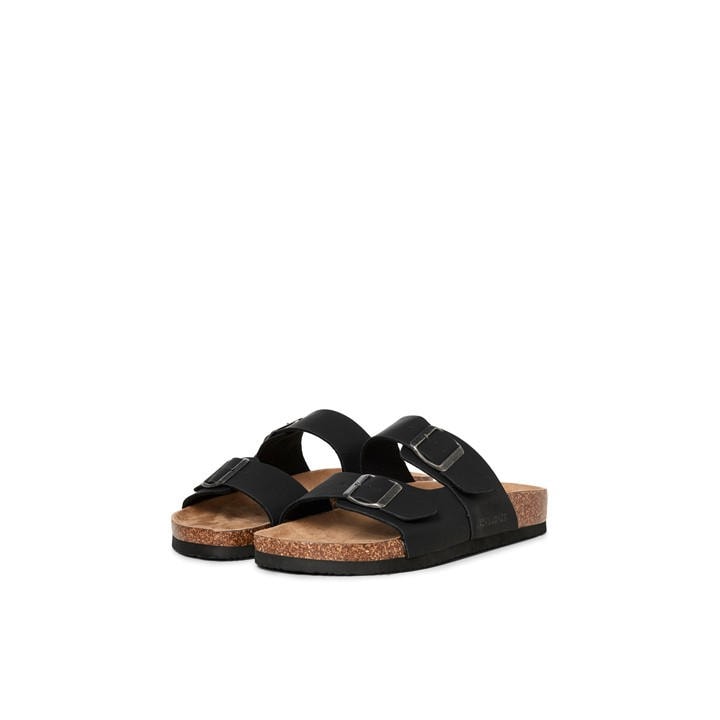 Jack And Jones Men's Black Oslo Sandals in Size 11, Sports Direct