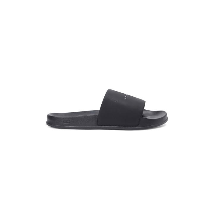 Tommy Hilfiger Men's Black Pool Sliders in Size 9, Sports Direct