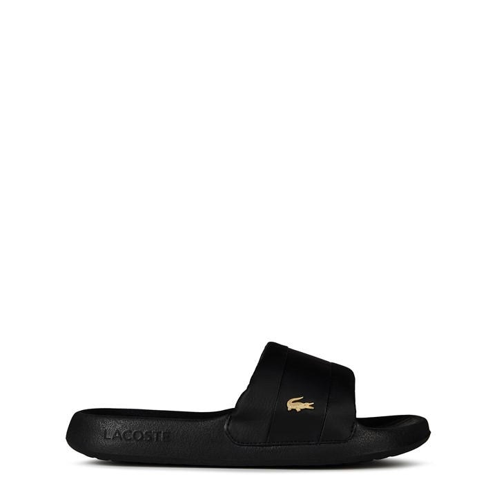 Lacoste Men's Black Serve Metal Slides in Size 9, Sports Direct
