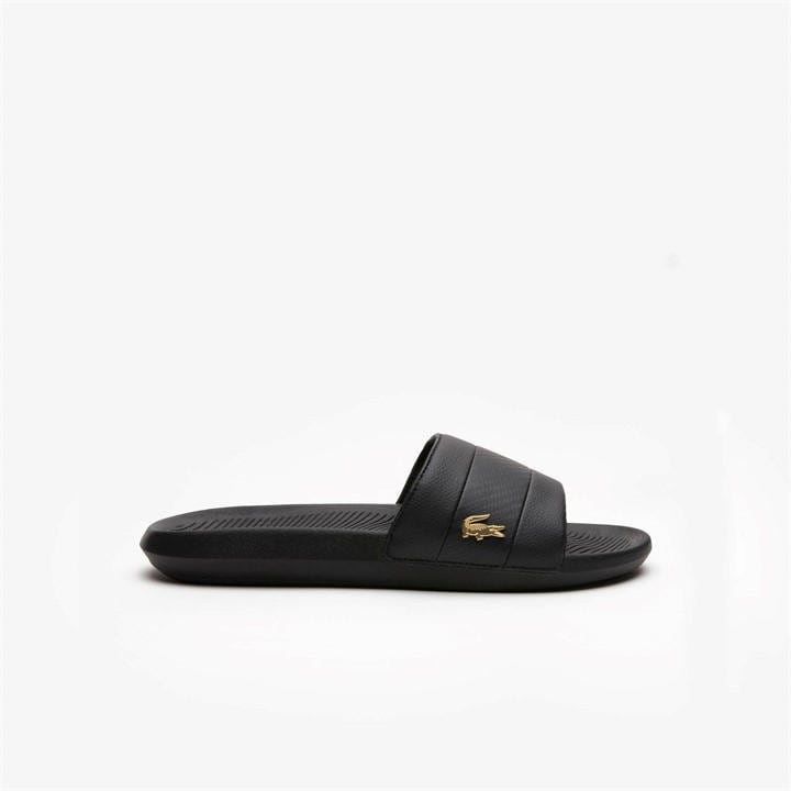 Lacoste Men's White Serve Metal Slides in Size 9, Sports Direct