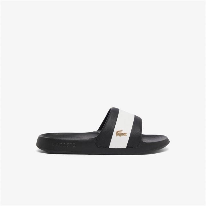 Lacoste Men's Black Serve Metal Slides in Size 9, Sports Direct