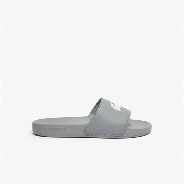 Lacoste Men's Grey Serve Pool Slides in Size 9, Sports Direct