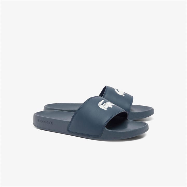 Lacoste Men's Blue Serve Pool Slides in Size 9, Sports Direct
