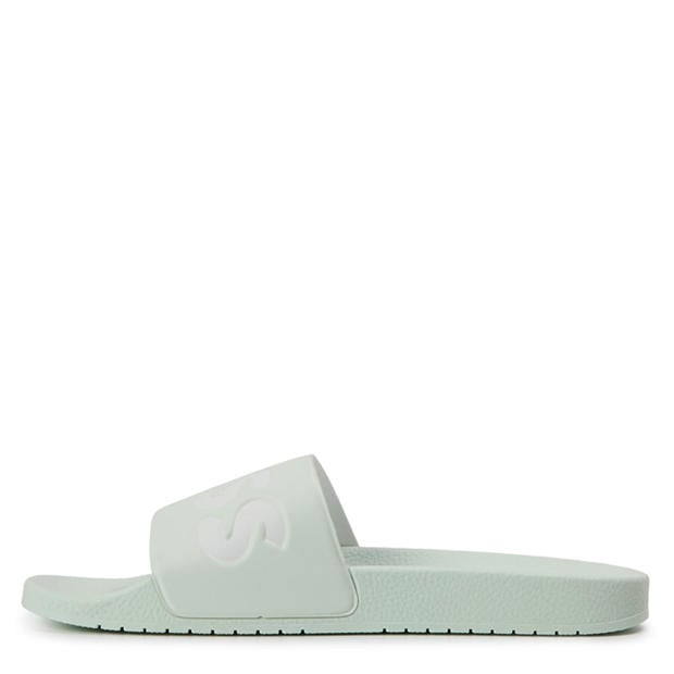 Grey/White 110 - Boss - Mens BOSS Comfy Slider Sandals with Logo Detail (Aryeh)